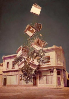Surrealism Jeremy Geddes Babel Screenprint Limited and Numbered