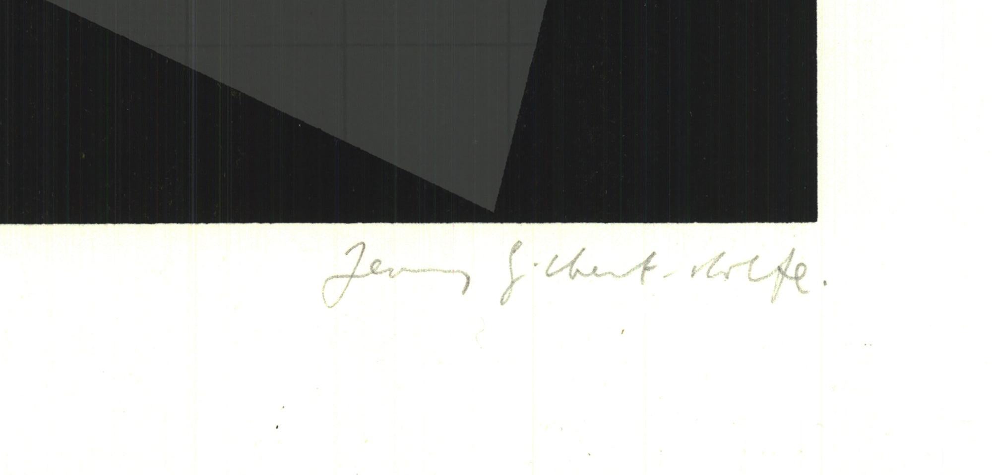 Jeremy Gilbert-Rolf „Live from Lincoln Center, 1983“ 1983- Serigraphie- Signiert (Zeitgenössisch), Print, von Jeremy Gilbert-Rolfe