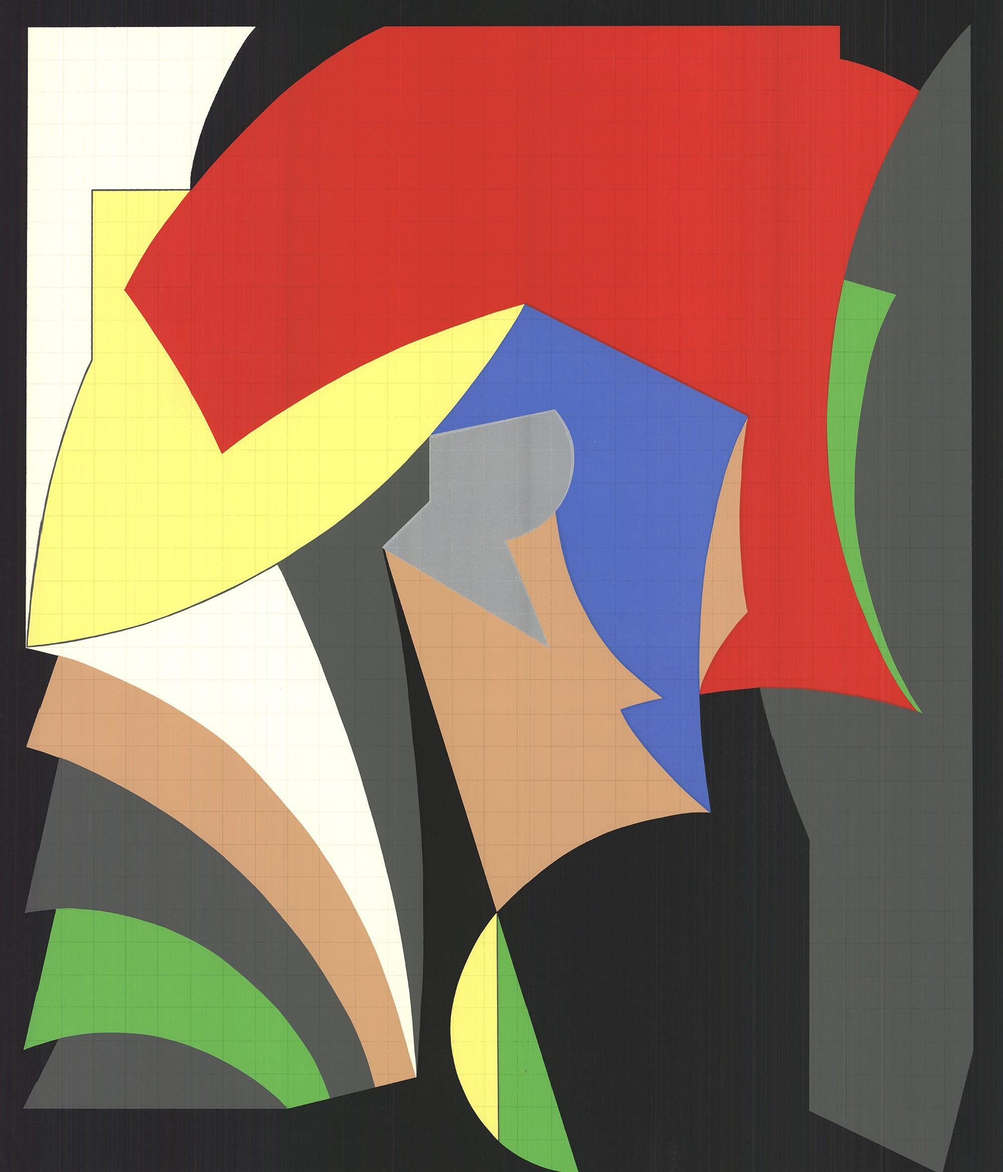 Diese exquisite Serigrafie in limitierter Auflage des renommierten Künstlers Gilbert Roff ist ein Fest der leuchtenden Farben und der feinen Details und spiegelt die einzigartige Fähigkeit des Künstlers wider, Bewegung und Emotionen auf Papier