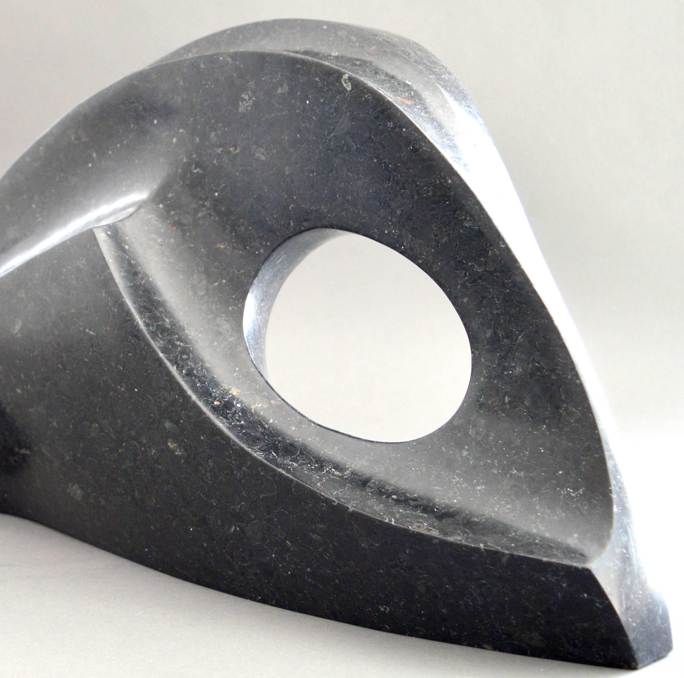 Celeste, Reclining Figure 3/50 - smooth, granite, figurative, tabletop sculpture - Contemporary Sculpture by Jeremy Guy