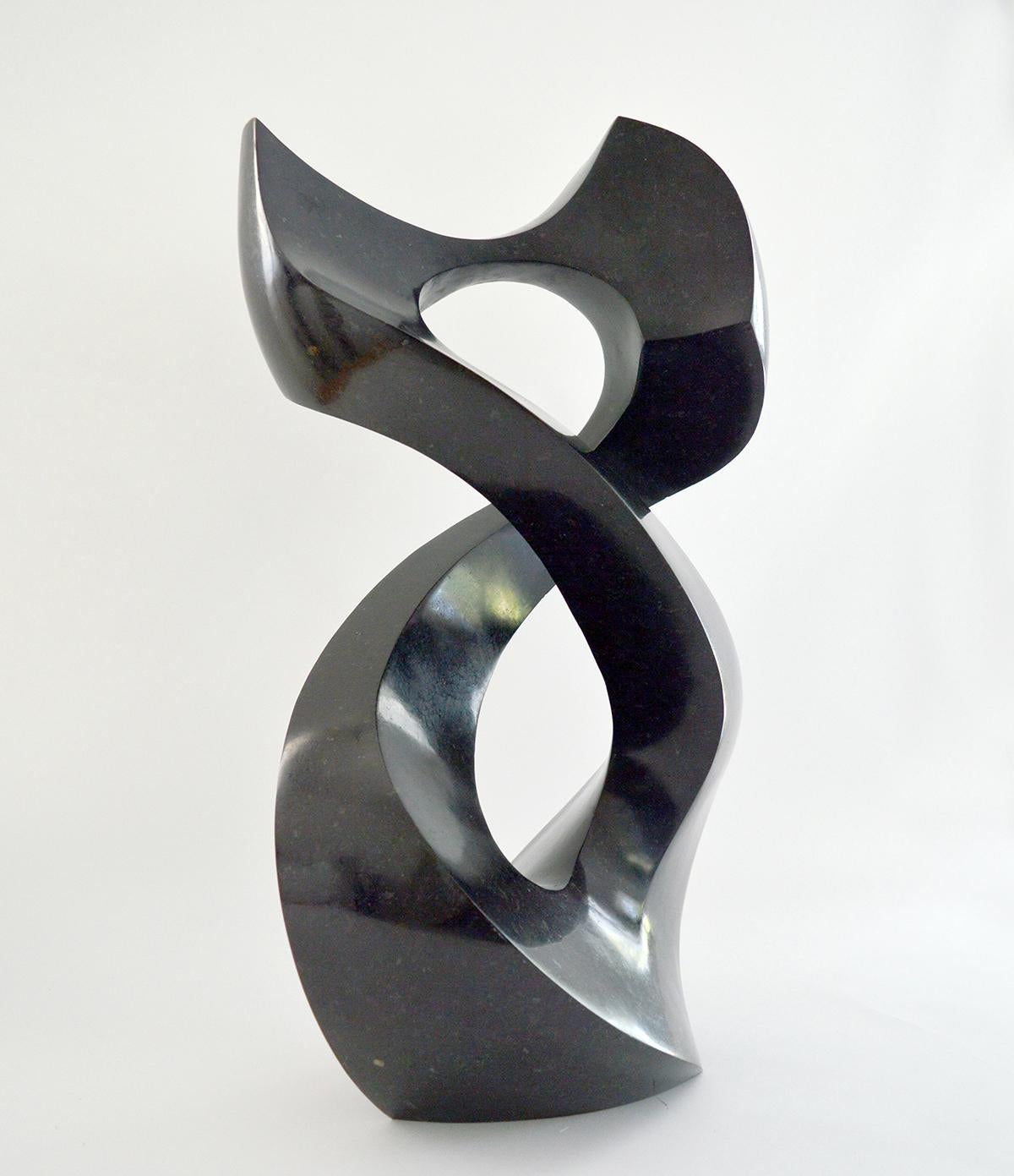 This sculpture is numbered in an edition of 50 and weighs approximately 80 pounds it sits vertically without a base. This item can be purchased on commission basis, please allow 8 - 12 weeks before shipping. 

Smooth surfaced, engineered black