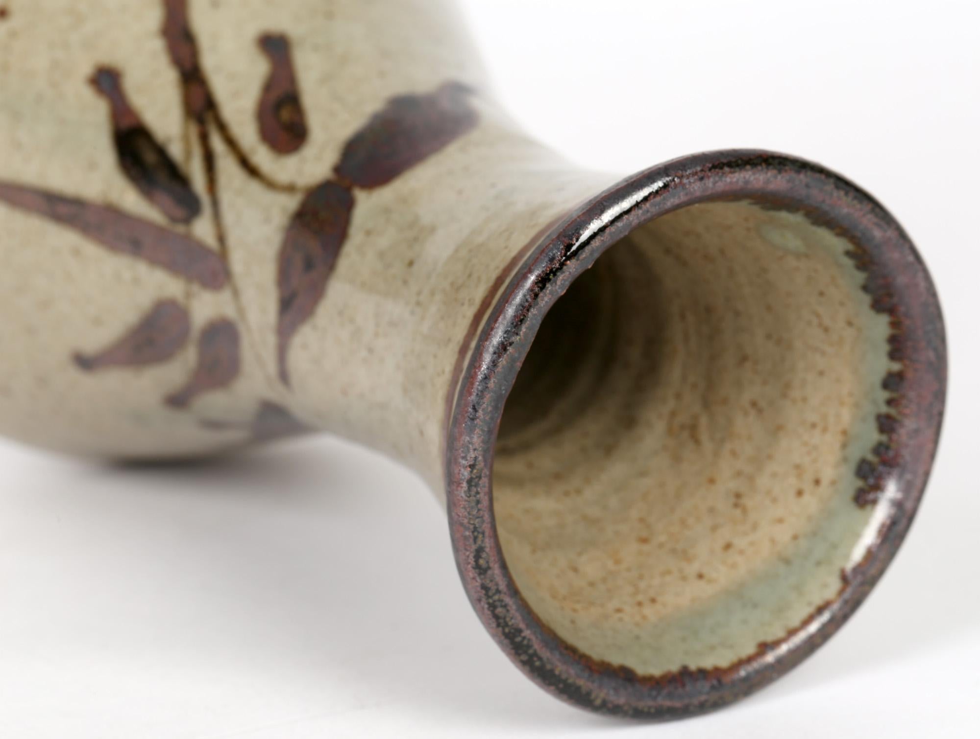 tenmoku pottery vase