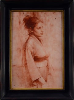 Jeremy Lipking b. 1975. "Untitled" figure painting. 30 x 20 oil/canvas. 2006.