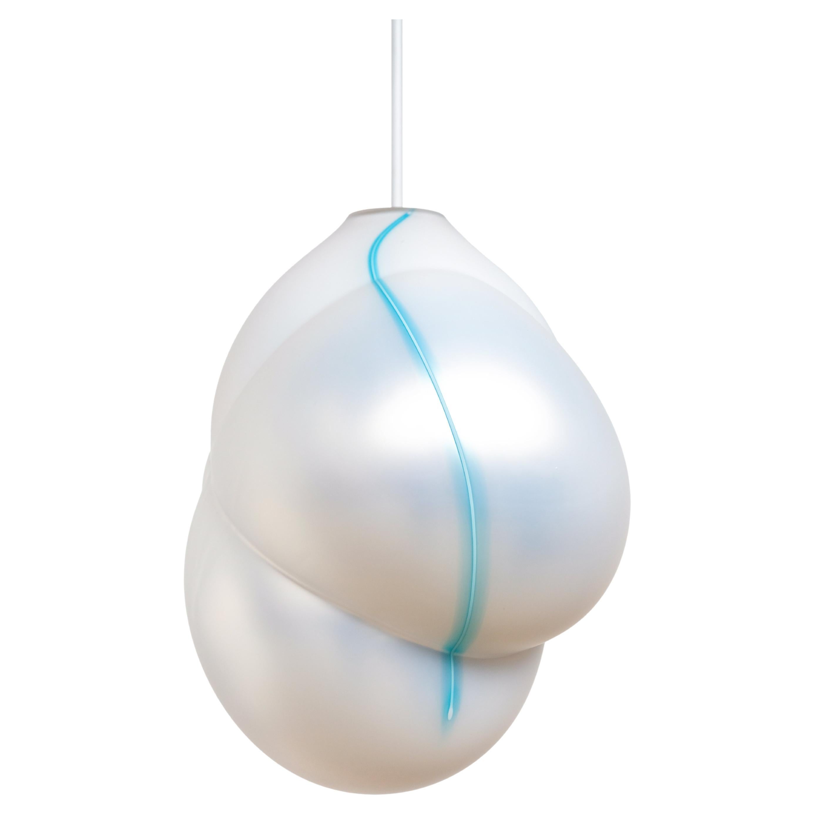 Jeremy Maxwell Wintrebert Cloud Alabaster hand blown glass sculpture