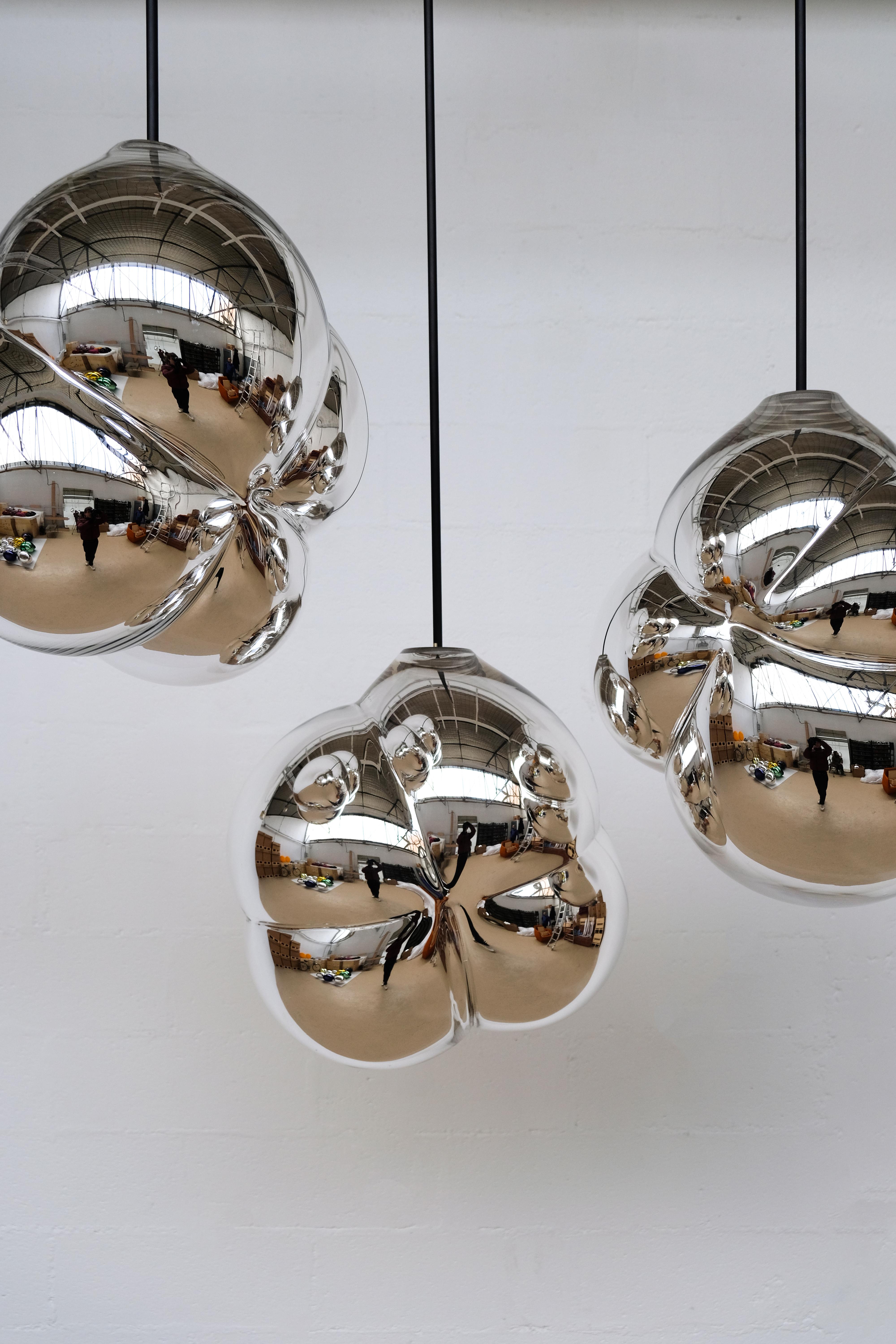 Sculpture en verre soufflé à la main Jeremy Maxwell Wintrebert Moonlight Cloud Neuf - En vente à Paris, FR