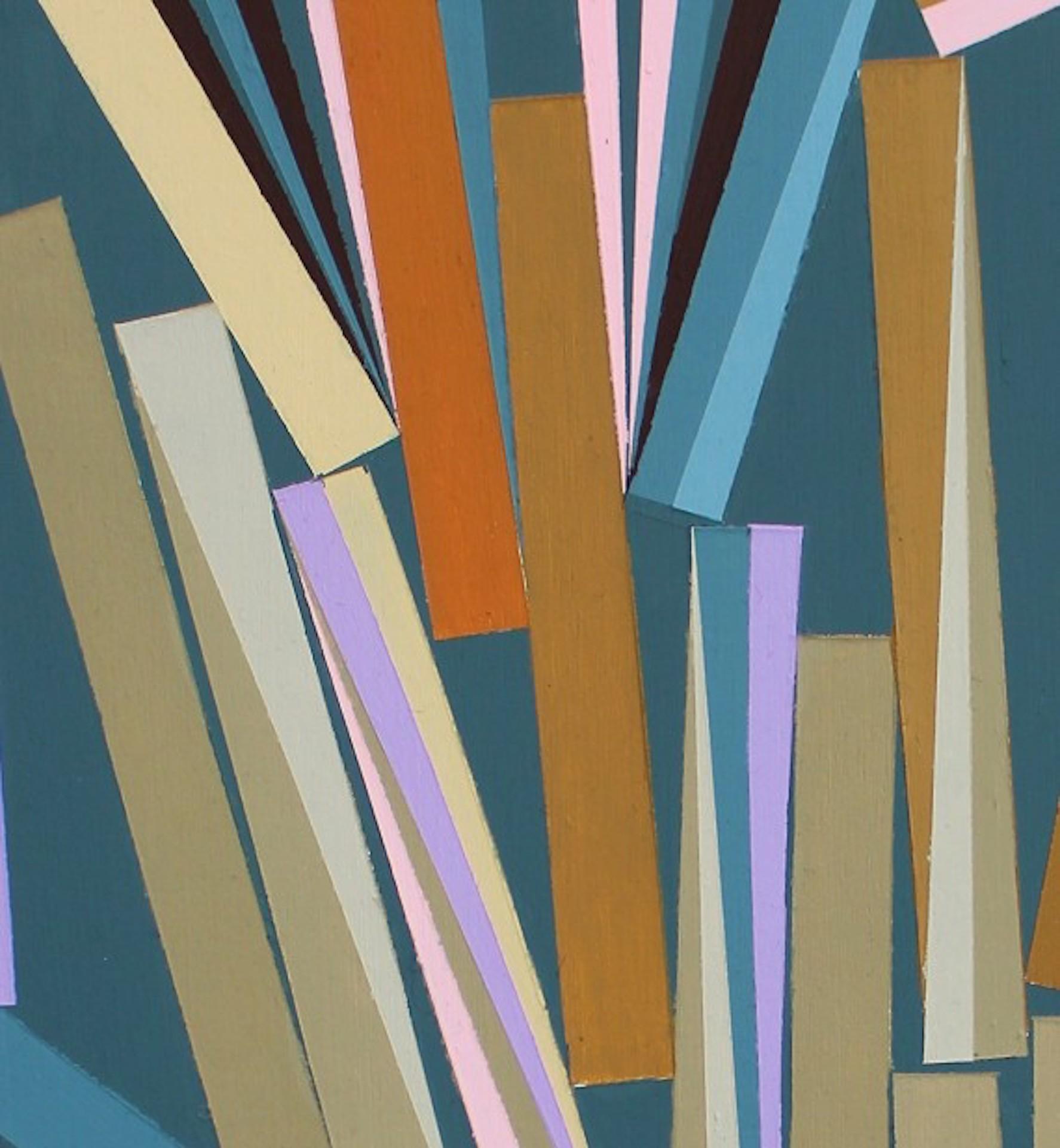 Archiver, Jeremy Morgan, Original abstraktes geometrisches Gemälde, preisgekrönte Kunst im Angebot 2