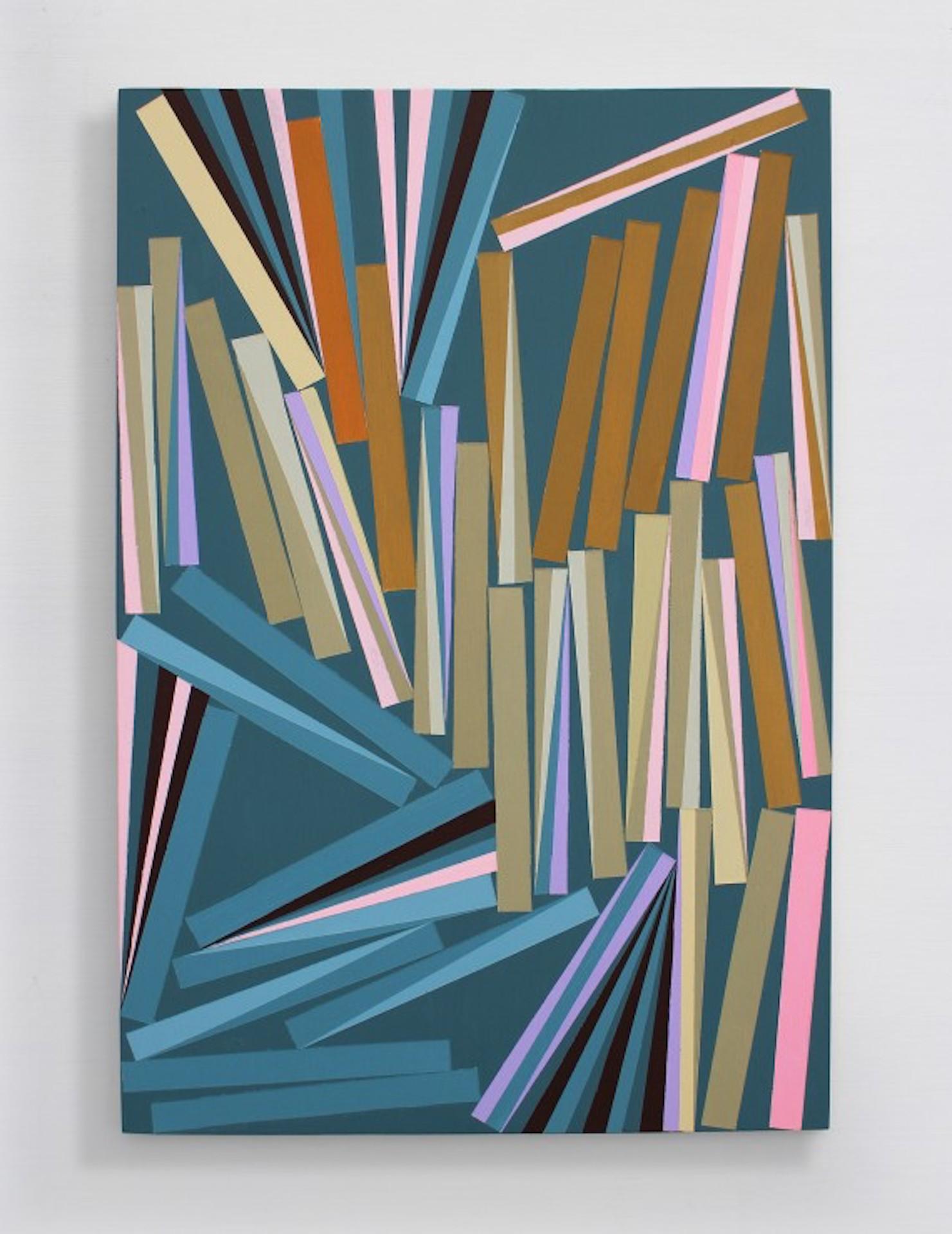 Archiver, Jeremy Morgan, Original abstraktes geometrisches Gemälde, preisgekrönte Kunst im Angebot 6