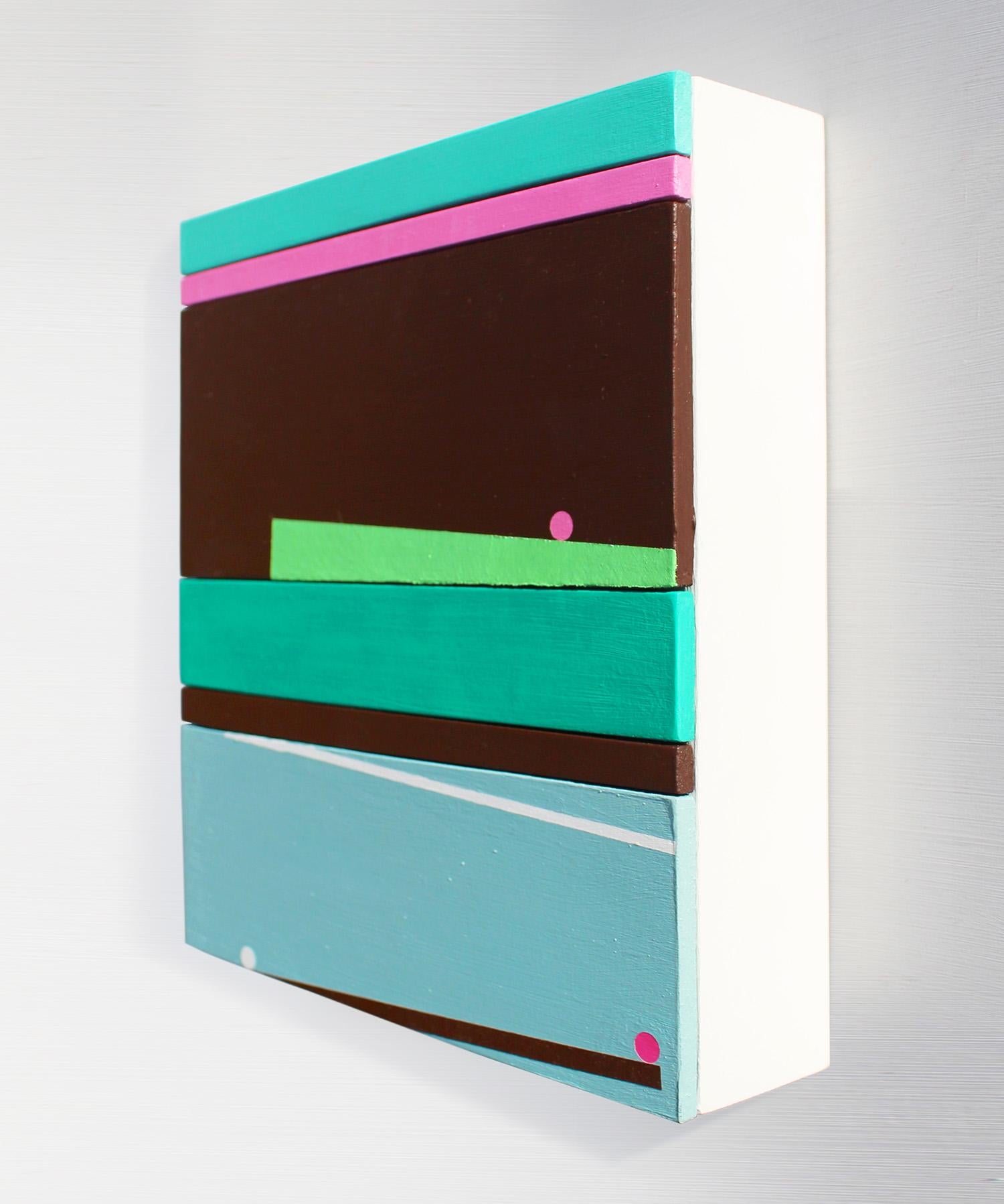 Stacker CL - Brown Interior Painting by Jeremy Morgan