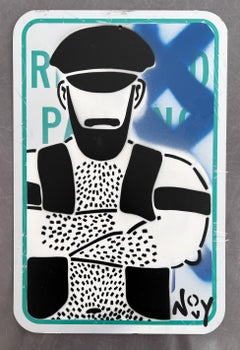 Leather Officer - Queer Street Art Portrait