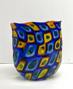 Vaso Murrini in vetro artistico di Jeremy Popelka 2001