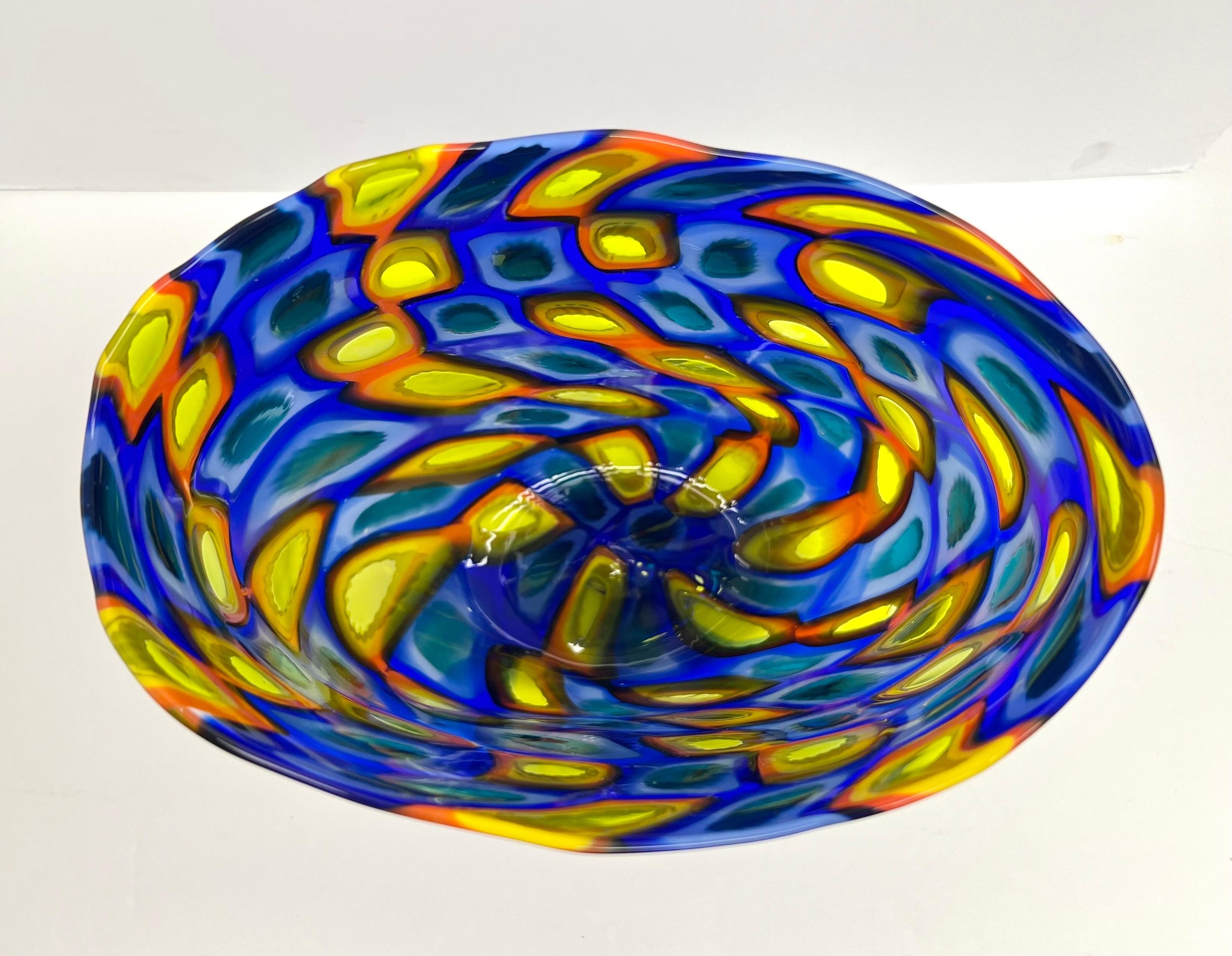 Vetro artistico Vaso Murrini in vetro artistico di Jeremy Popelka 2001 in vendita