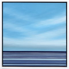 "Untitled No. 731" - Original Framed Abstract Minimalist Seascape