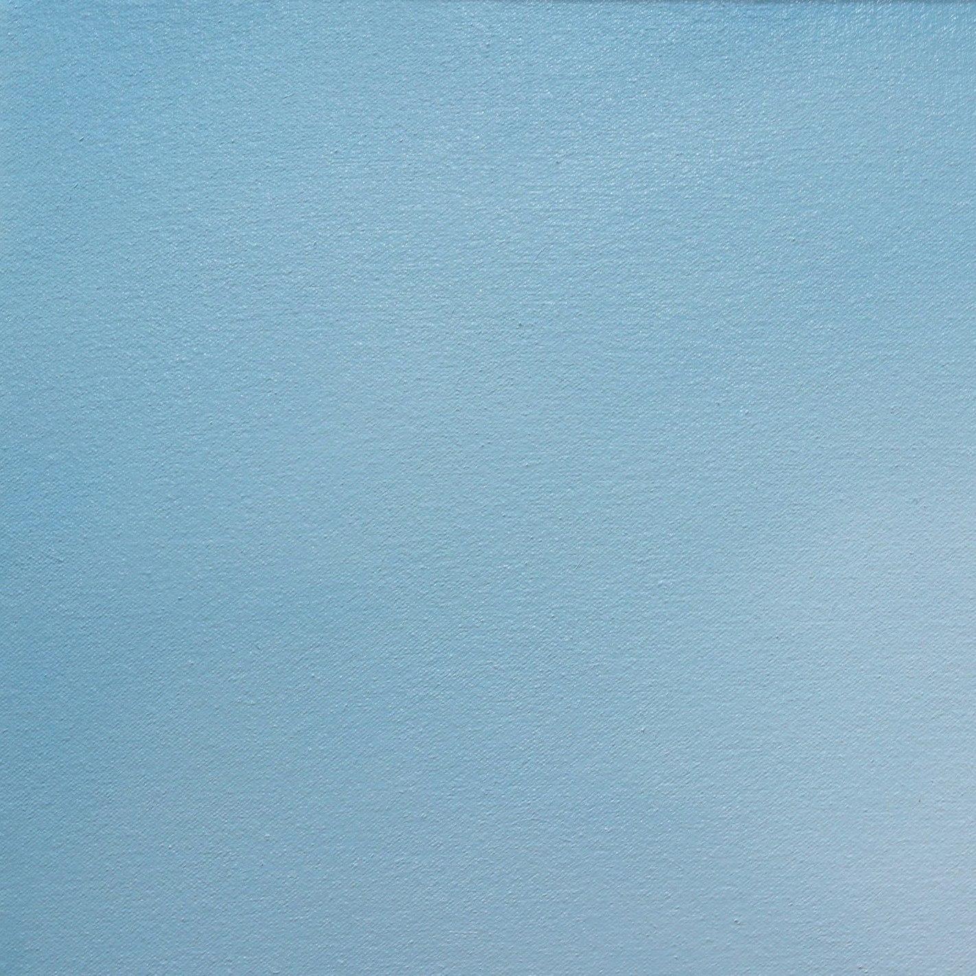 Ohne Titel Nr. 733 – Großes gerahmtes zeitgenössisches minimalistisches blaues Kunstwerk (Zeitgenössisch), Painting, von Jeremy  Prim