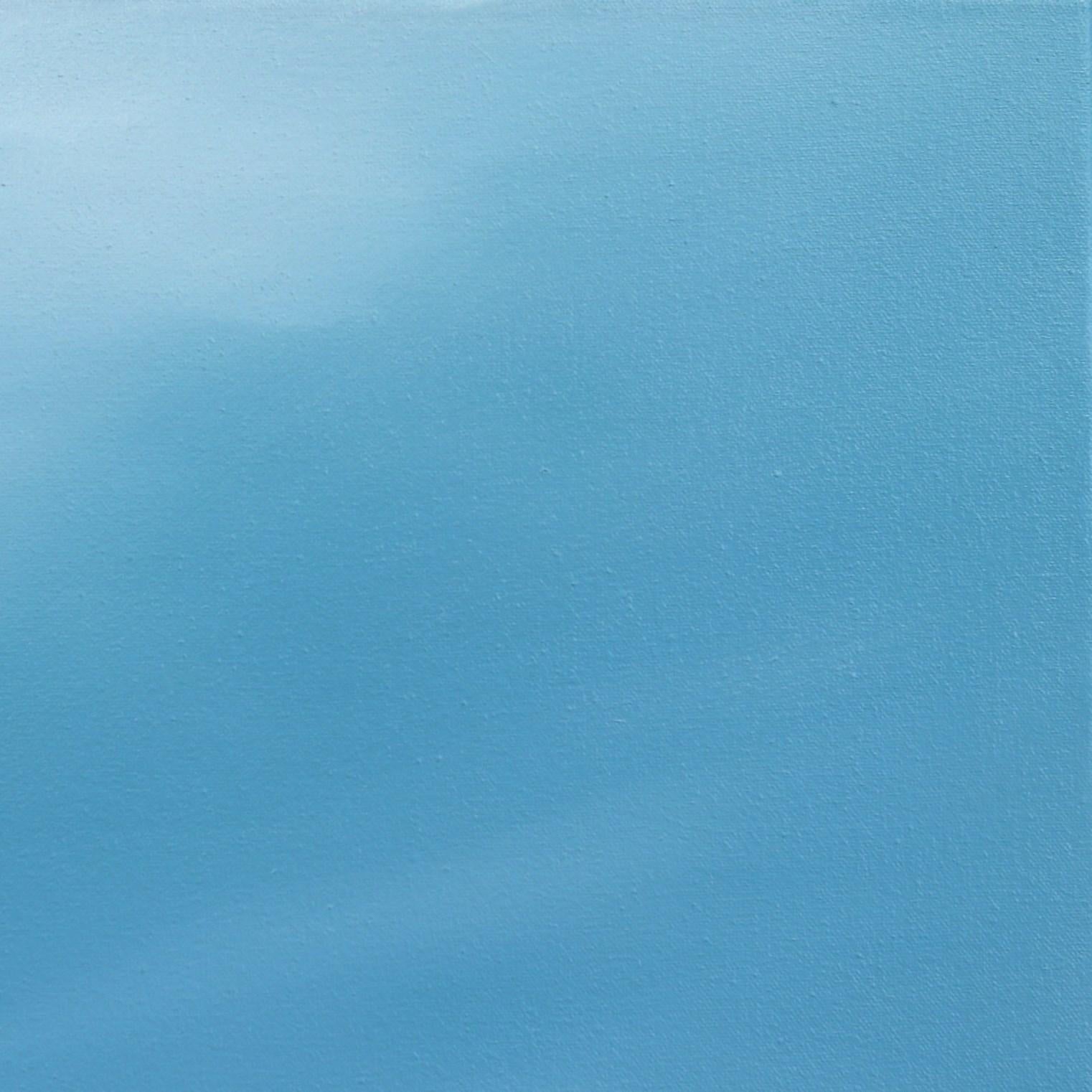 Untitled No. 769 - Framed Contemporary Minimalist Blue Ocean Landscape Artwork For Sale 2
