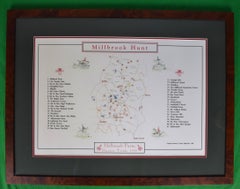 Millbrook Hunt/ Hallmark Farm Hunter Trials Map 1999 Print by Jeremy Rugge-Price
