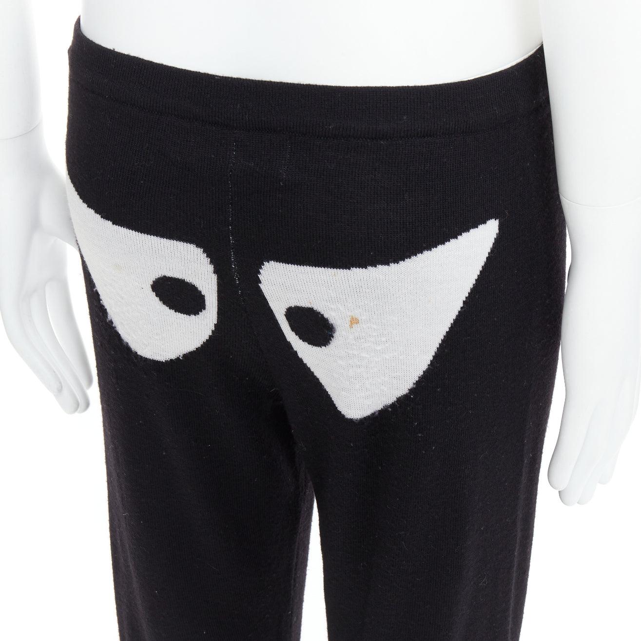 JEREMY SCOTT 100% Wolle schwarz Auge Intarsie stricken Jogger Hose S
Referenz: PRWU/A00165
Marke: Jeremy Scott
Designer: Jeremy Scott
MATERIAL: Wolle
Farbe: Schwarz, Creme
Muster: Karikatur
Verschluss: Pullover
Zusätzliche Details: Cremefarbene
