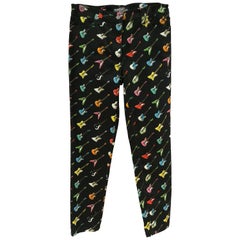 Jeremy Scott black guitar trousers NWOT