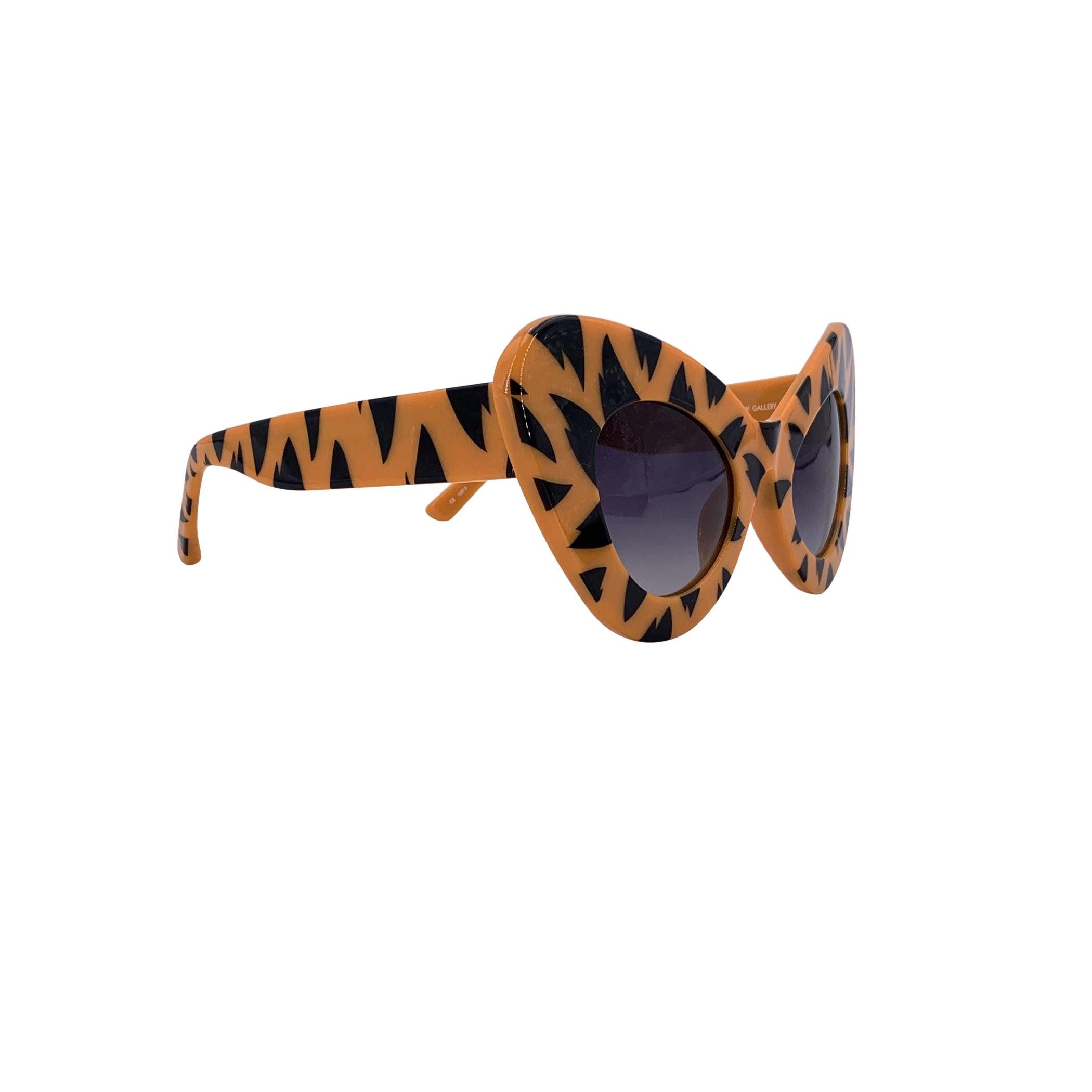 Jeremy Scott by Linda Farrow Gafas de sol Animalier JS/CatEye/3 143 mm Negro en venta