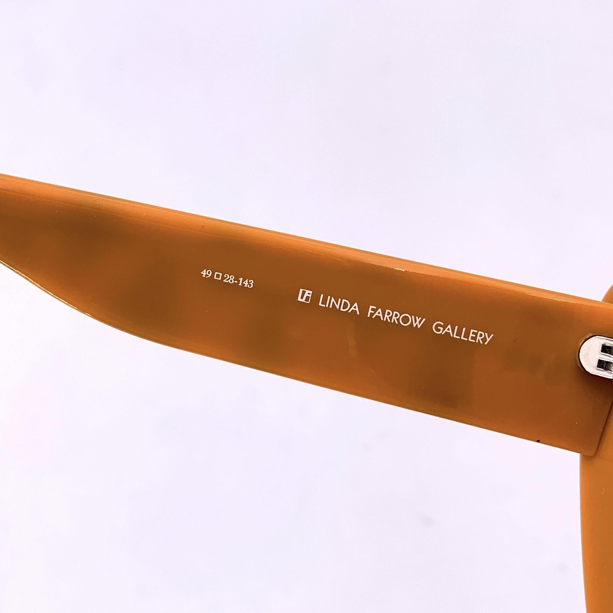 Jeremy Scott by Linda Farrow Gafas de sol Animalier JS/CatEye/3 143 mm en Excelente estado para la venta en Rome, Rome