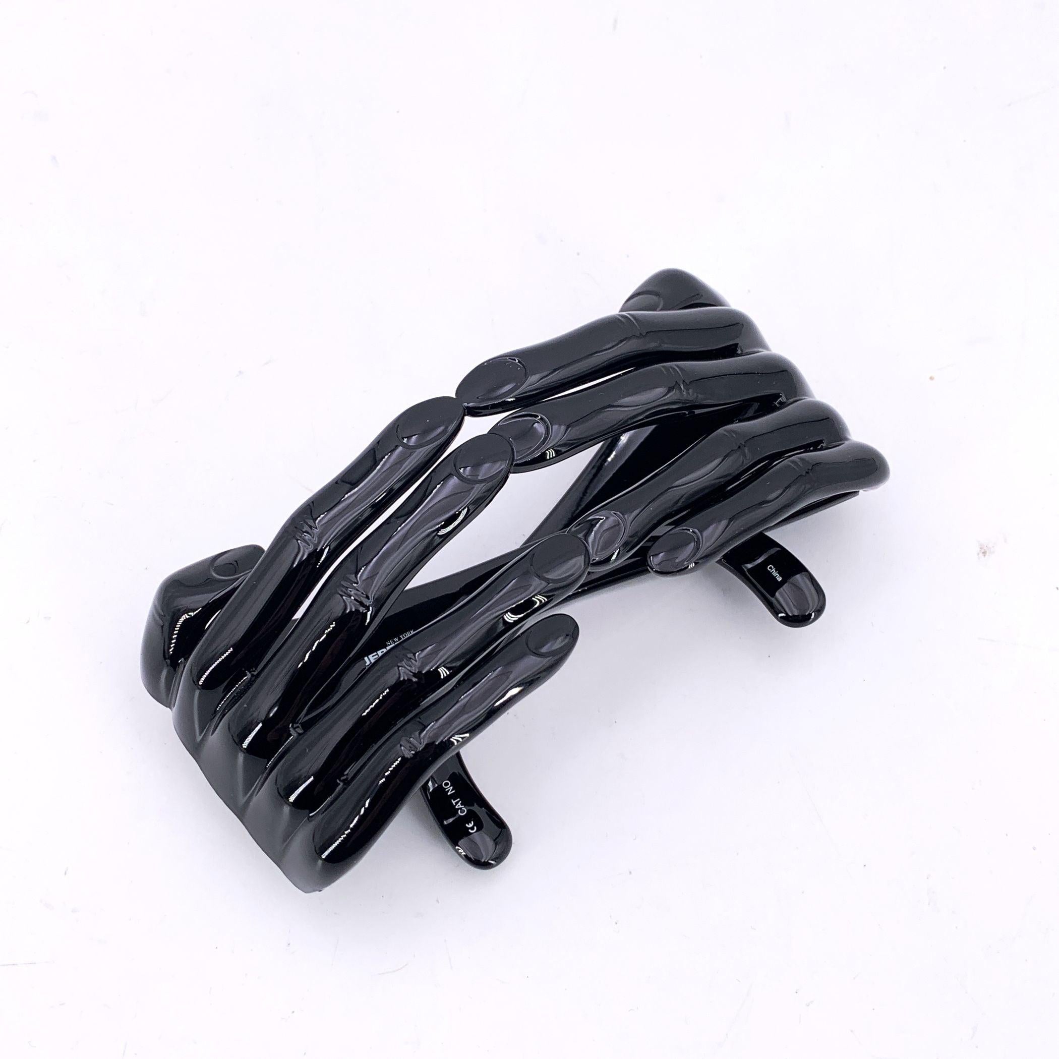 da uomo o donna Occhiali da sole Jeremy Scott by Linda Farrow neri JS/HANDS/1 Hands in vendita