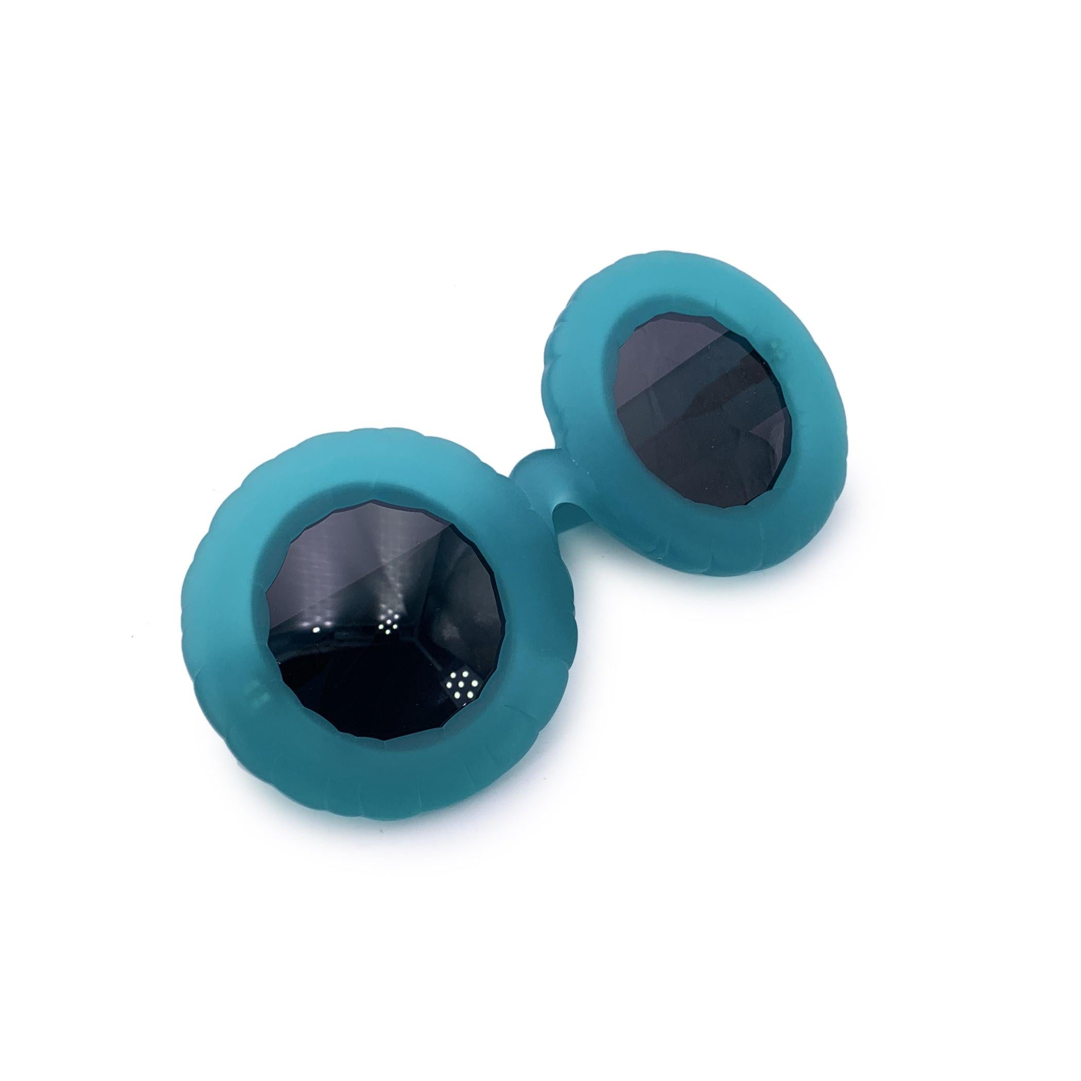 Jeremy Scott by Linda Farrow Gafas de sol JSPool/3 oversize azules 145 mm Azul