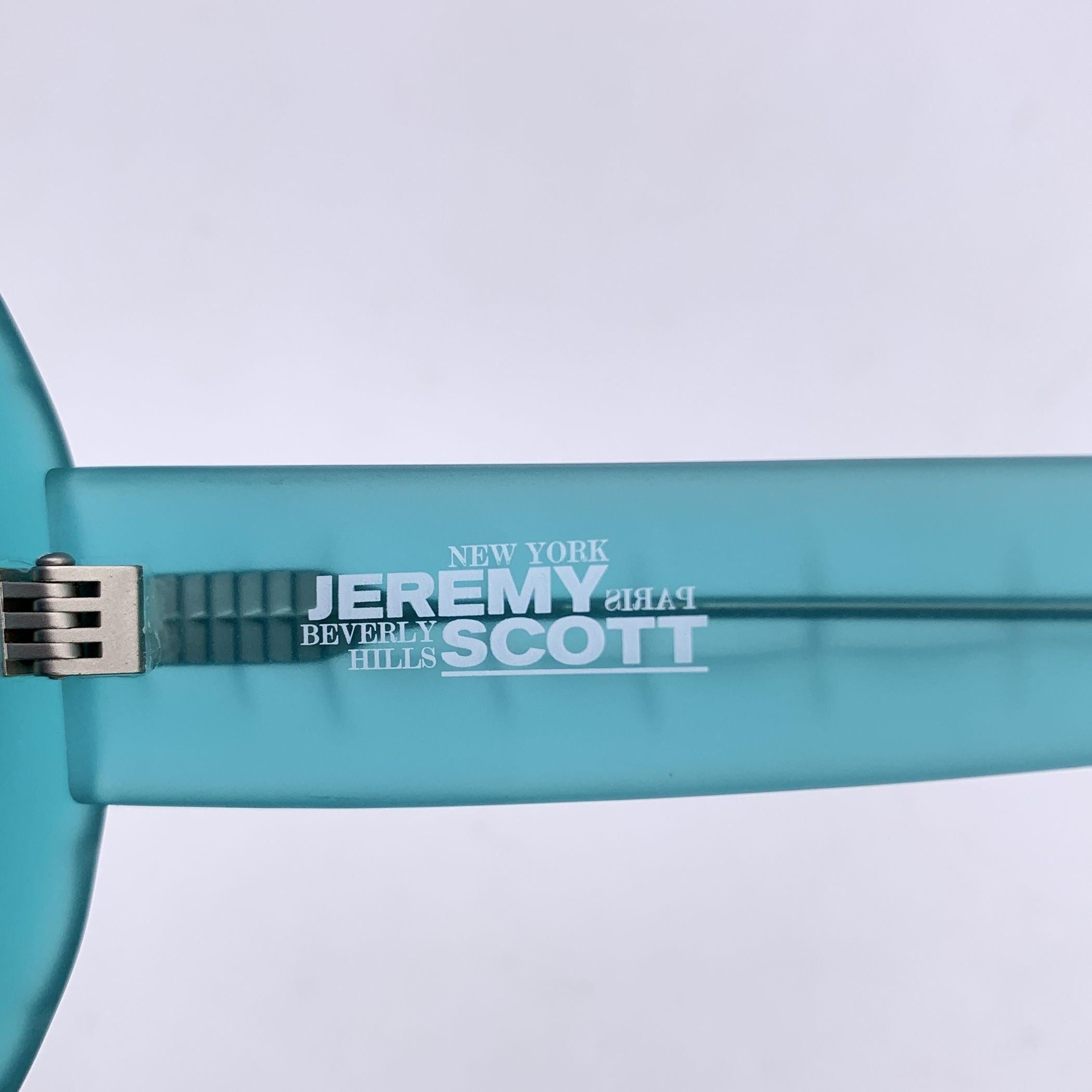 Femenino o masculino Jeremy Scott by Linda Farrow Gafas de sol JSPool/3 oversize azules 145 mm