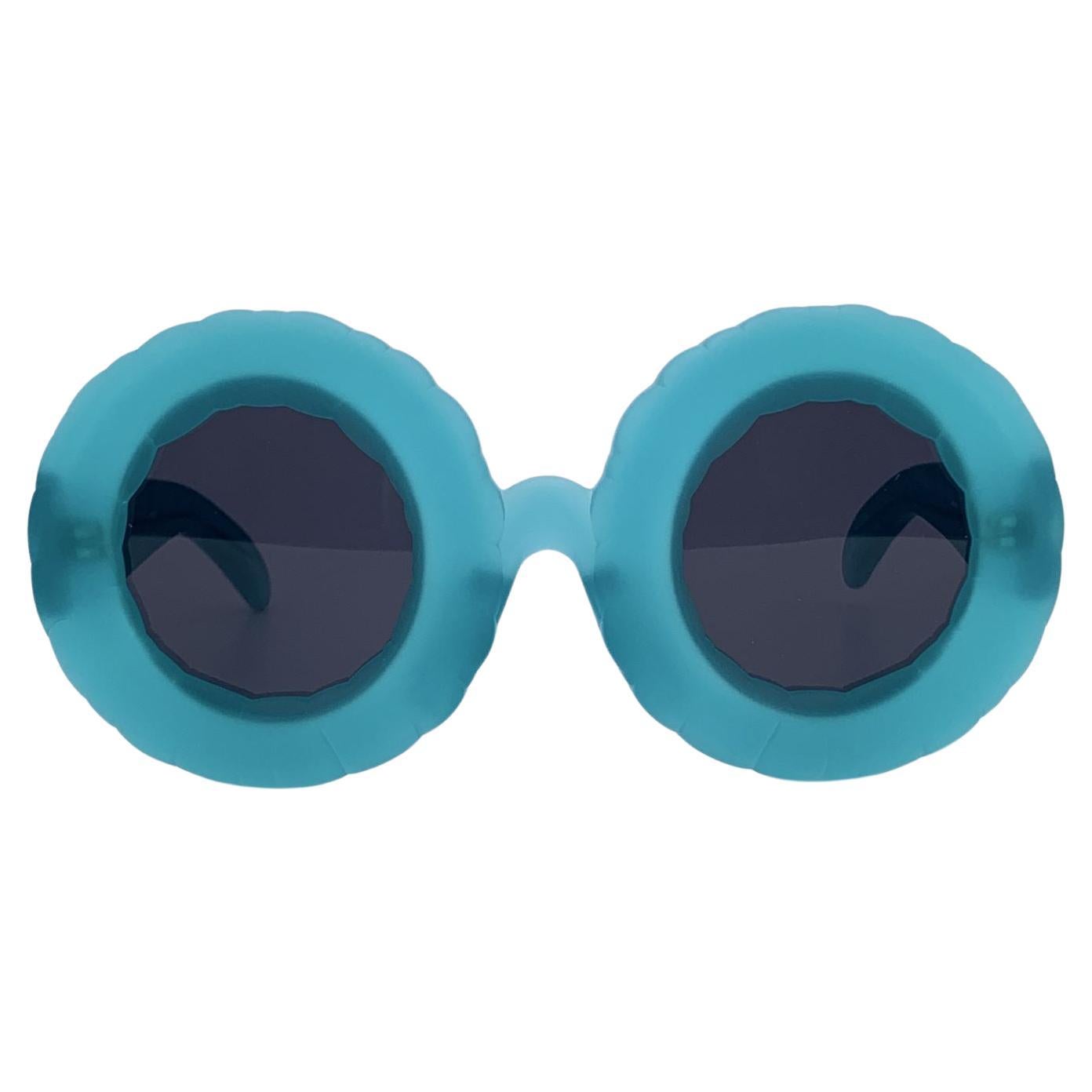 Jeremy Scott by Linda Farrow Gafas de sol JSPool/3 oversize azules 145 mm