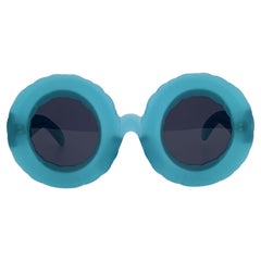 Jeremy Scott by Linda Farrow Gafas de sol JSPool/3 oversize azules 145 mm