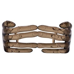 Jeremy Scott by Linda Farrow Gafas de sol JS/HANDS/2 Manos Marrón Transparente