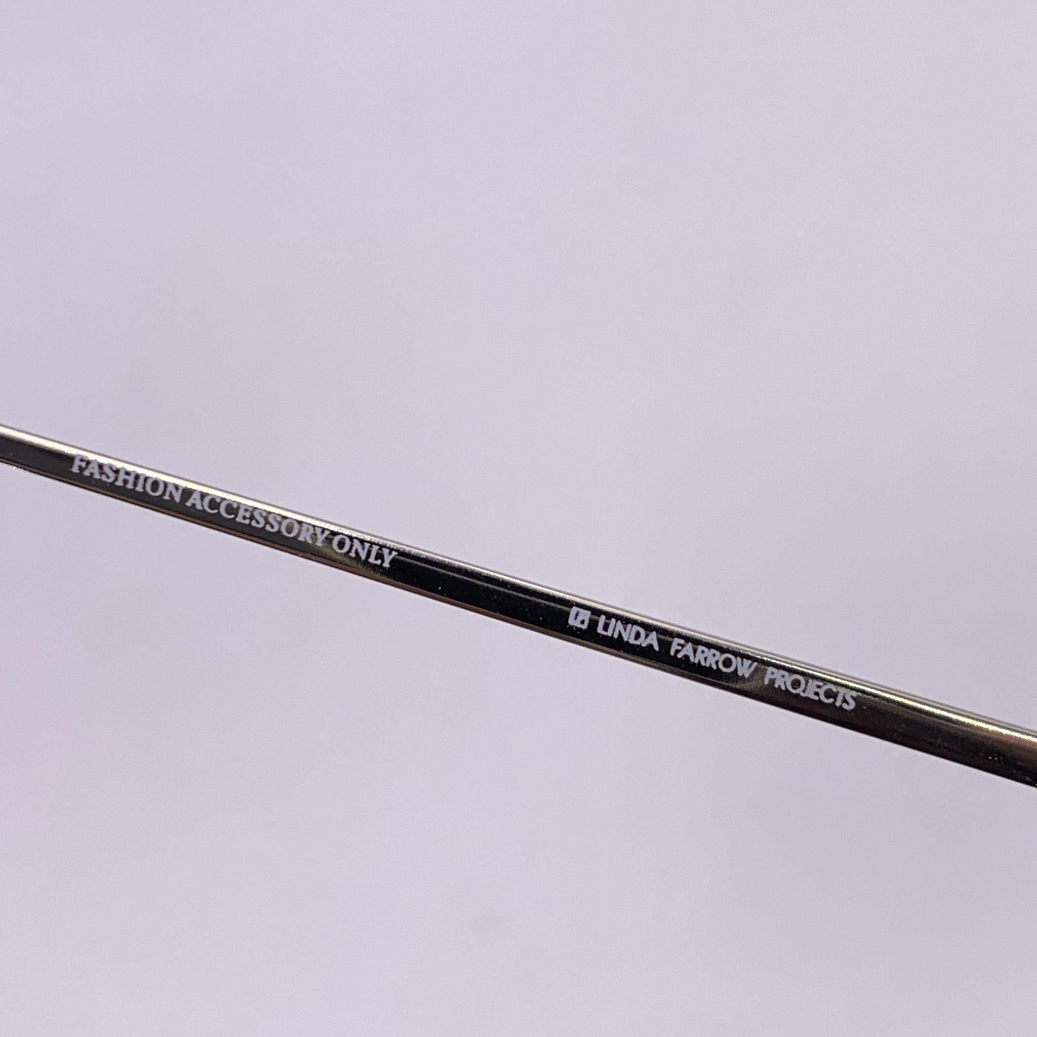 Occhiali da sole Jeremy Scott by Linda Farrow One Piece USA JS/Map/1 In condizioni ottime in vendita a Rome, Rome