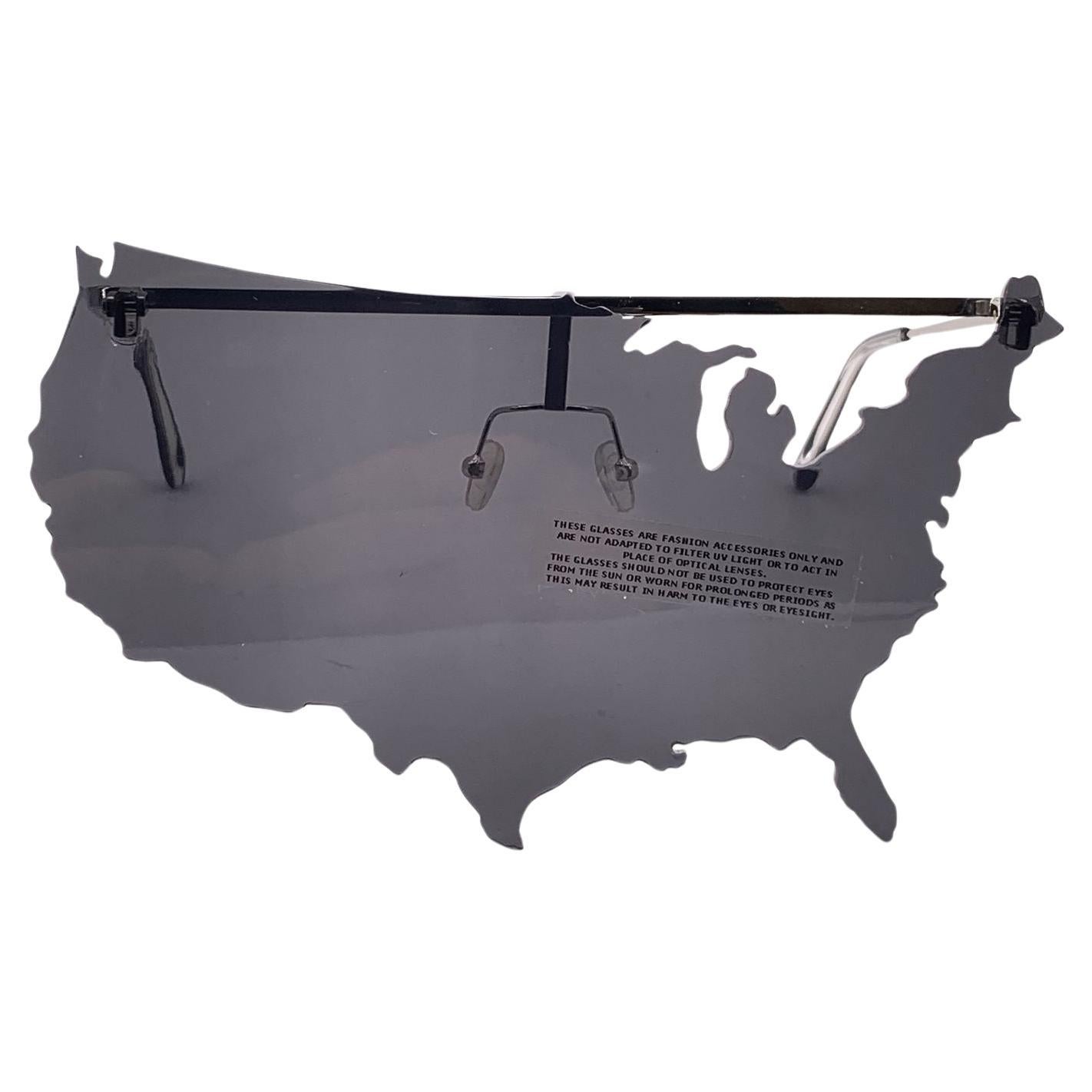 Occhiali da sole Jeremy Scott by Linda Farrow One Piece USA JS/Map/1 in vendita