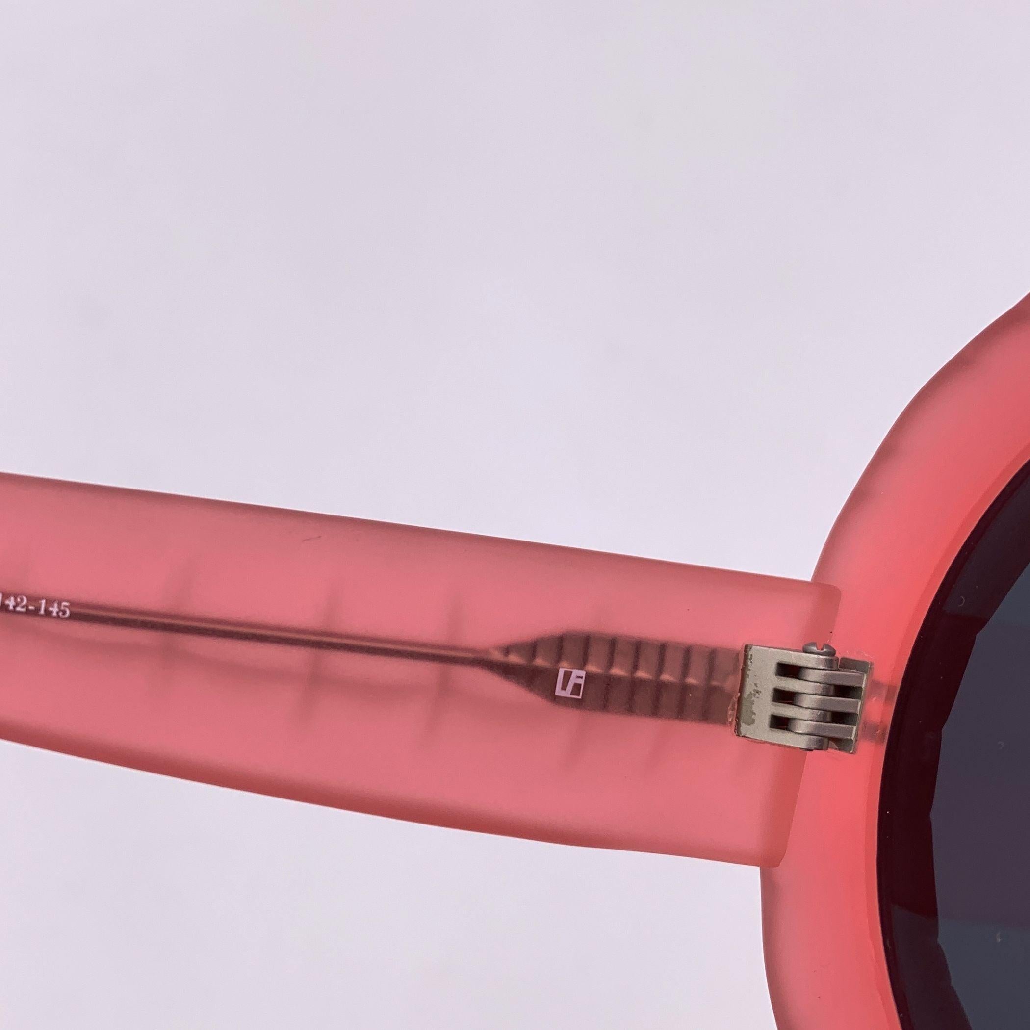 Jeremy Scott by Linda Farrow Gafas de sol JSPool/4 oversize rosa 145 mm en Excelente estado para la venta en Rome, Rome