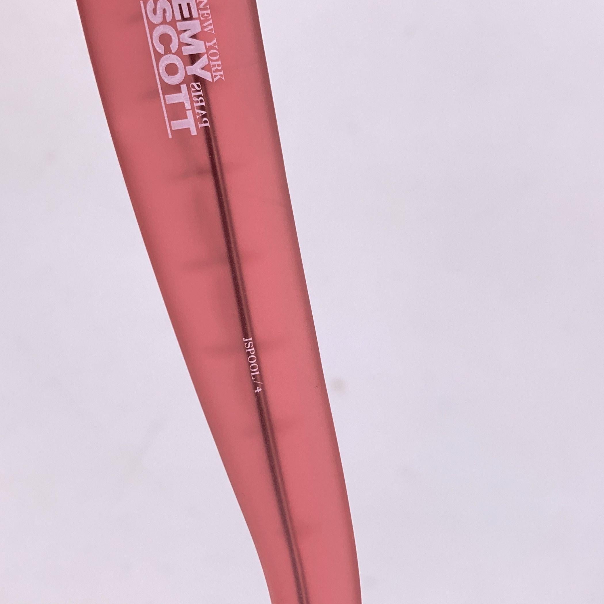 Femenino o masculino Jeremy Scott by Linda Farrow Gafas de sol JSPool/4 oversize rosa 145 mm en venta