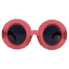 Jeremy Scott by Linda Farrow Gafas de sol JSPool/4 oversize rosa 145 mm