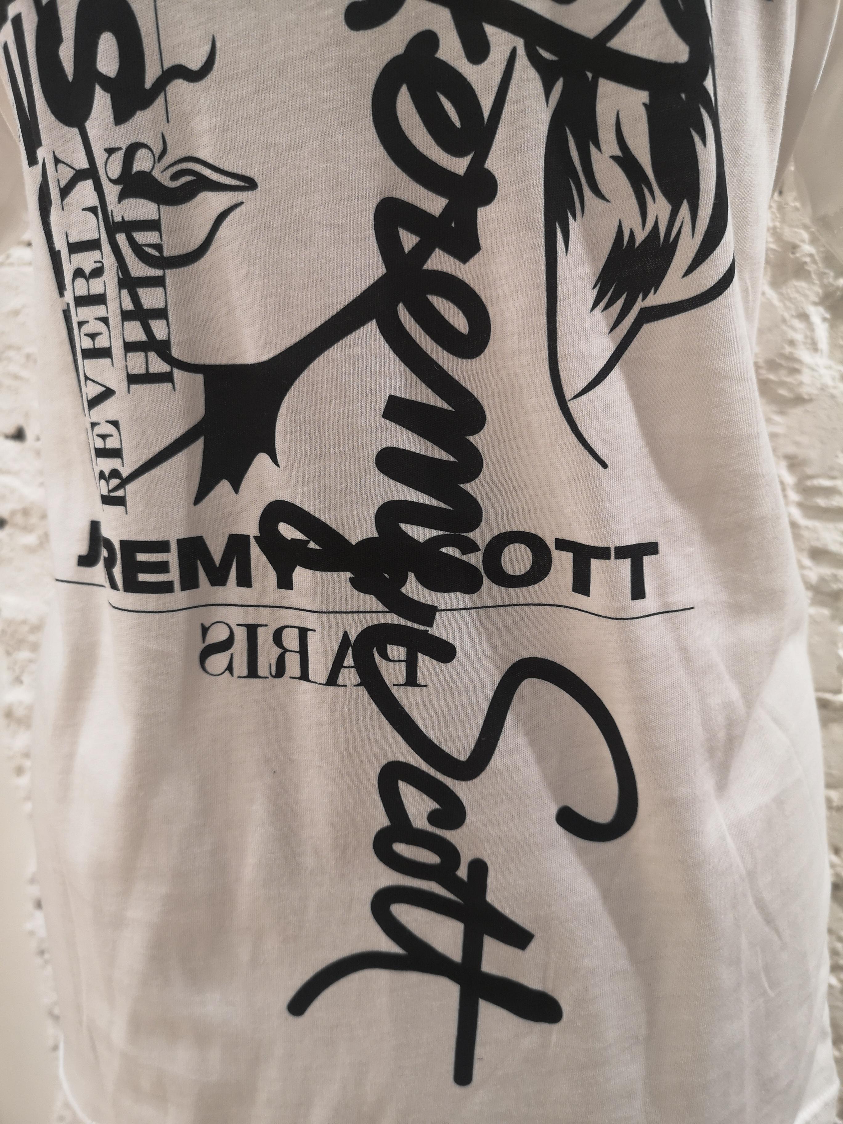 Women's or Men's Jeremy Scott white cotton T-shirt NWOT