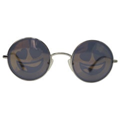 Jeremy Scott 1990s Unisex Smiles Sunglasses in Good Condition, Vintage