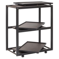 Jeremy Serving Trolley Three Levels by Gio Bagnara