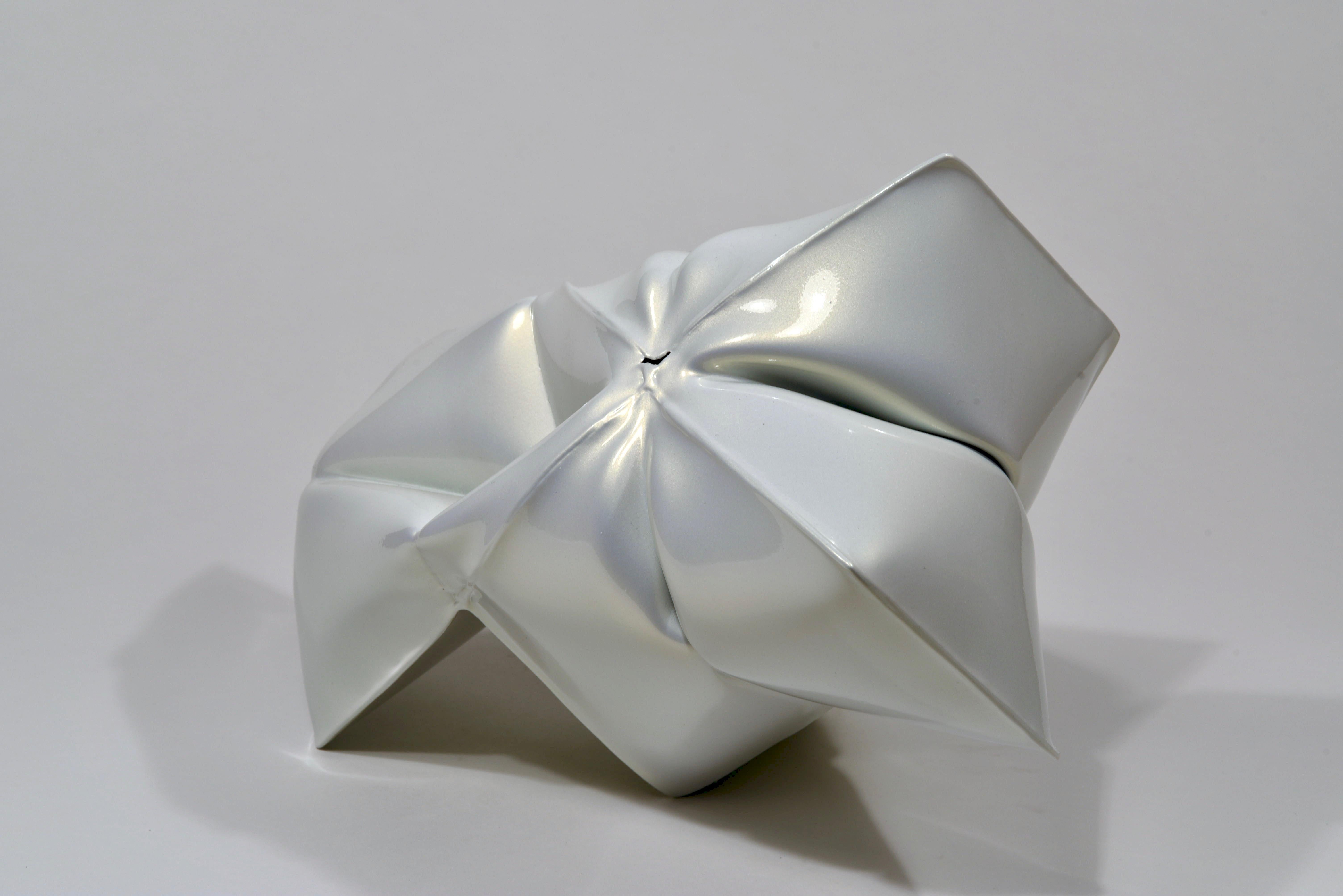 All Lacquered Up White - Sculpture by Jeremy Thomas