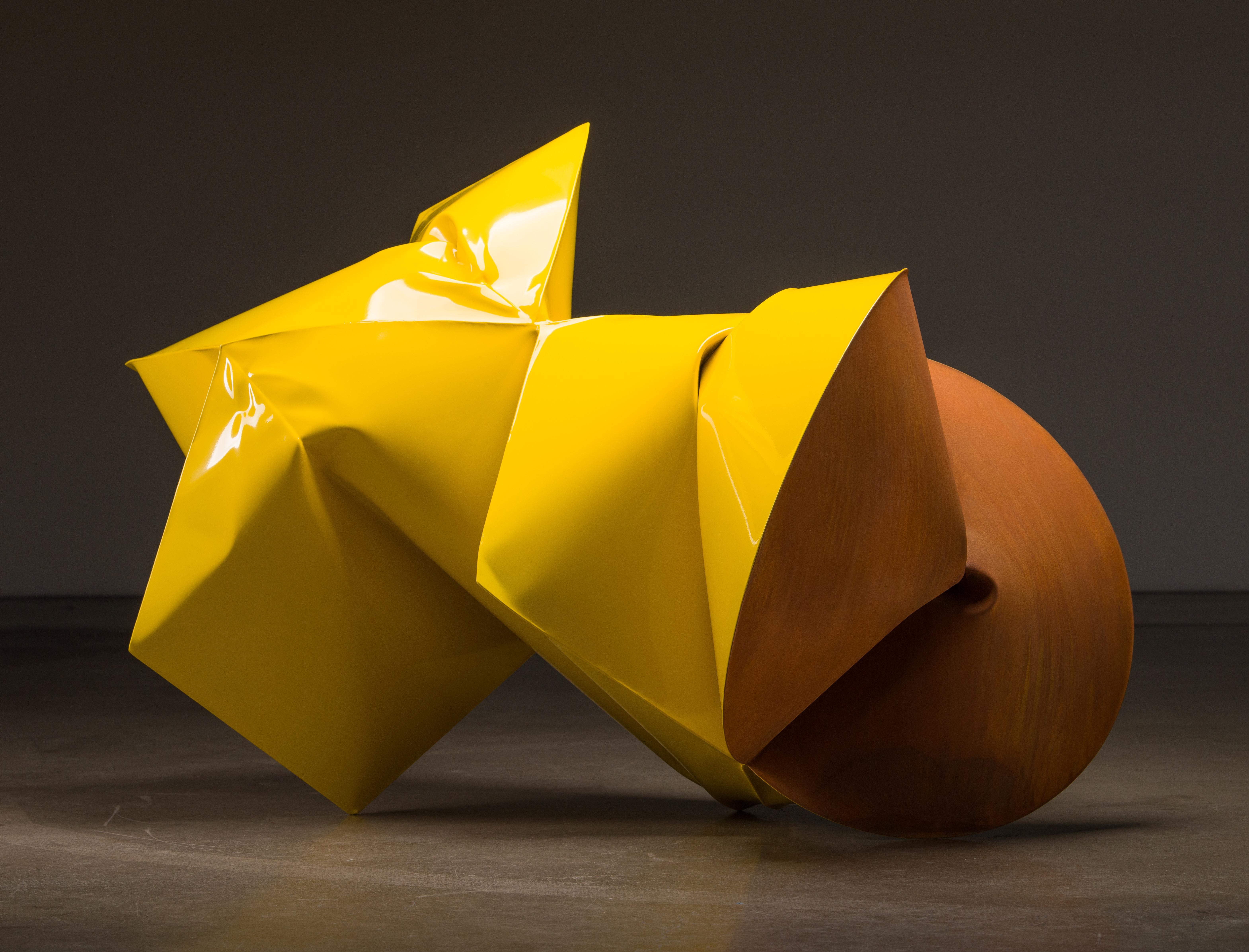 Jeremy Thomas Abstract Sculpture - Covestro Yellow