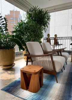 Jeri Bench in Dark Brown Wood