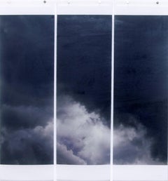 Songs of the Sky No. 1 (3 Panel Photograph of Sky Japanese Kozo Paper/Encaustic)