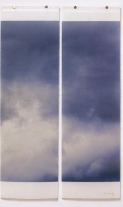 Songs of the Sky 14 (fotografia astratta di paesaggio a colori con nuvole e cielo blu)