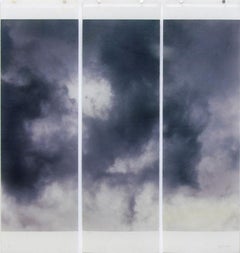 Songs of the Sky 7: Fotografia astratta di nuvole e cielo, 3 pannelli
