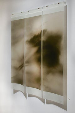 Songs of the Sky 8 (Photographie de paysage abstrait aux tons sépia de nuages et de ciel)