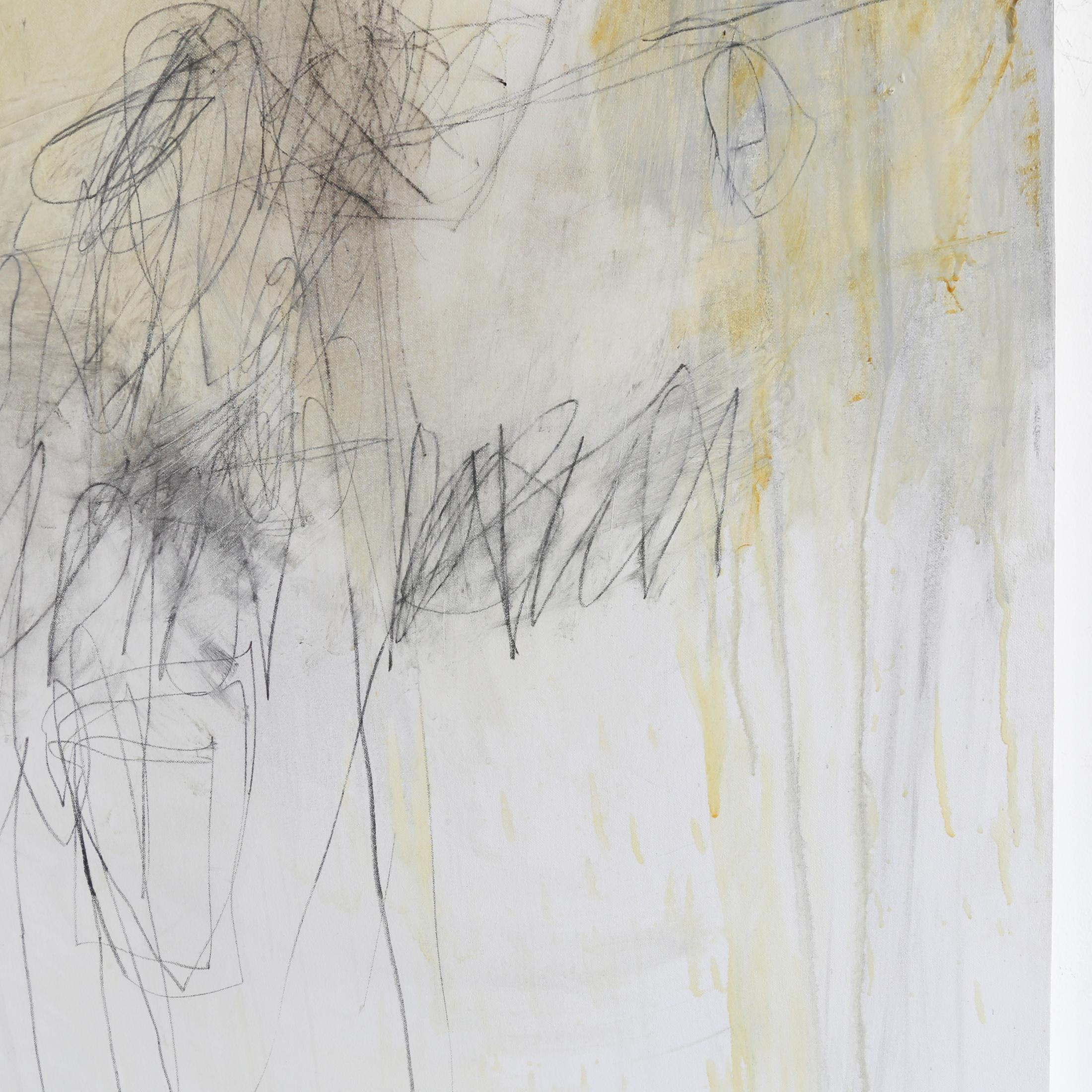 SOLTANO VIRGULTI II dell'artista Jeri Ledbetter è un dipinto astratto contemporaneo a olio su tavola di colore grigio, nero e bianco che misura 46 x 46 e ha un prezzo di $6.000.

DICHIARAZIONE

Vivendo sul fiume Mississippi, trovo le stranezze della