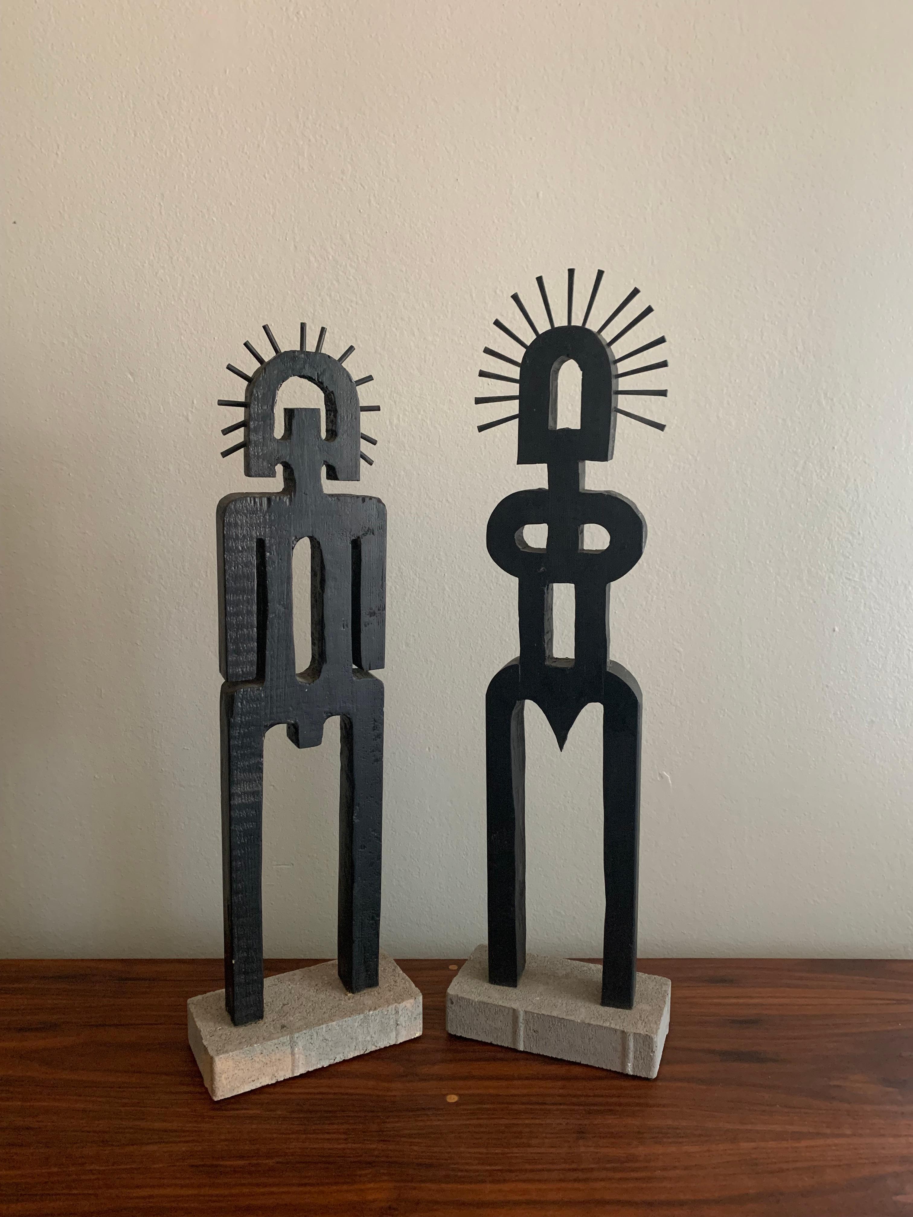 Américain Sculptures d'art populaire Jeri Summers, lot de 3 en vente