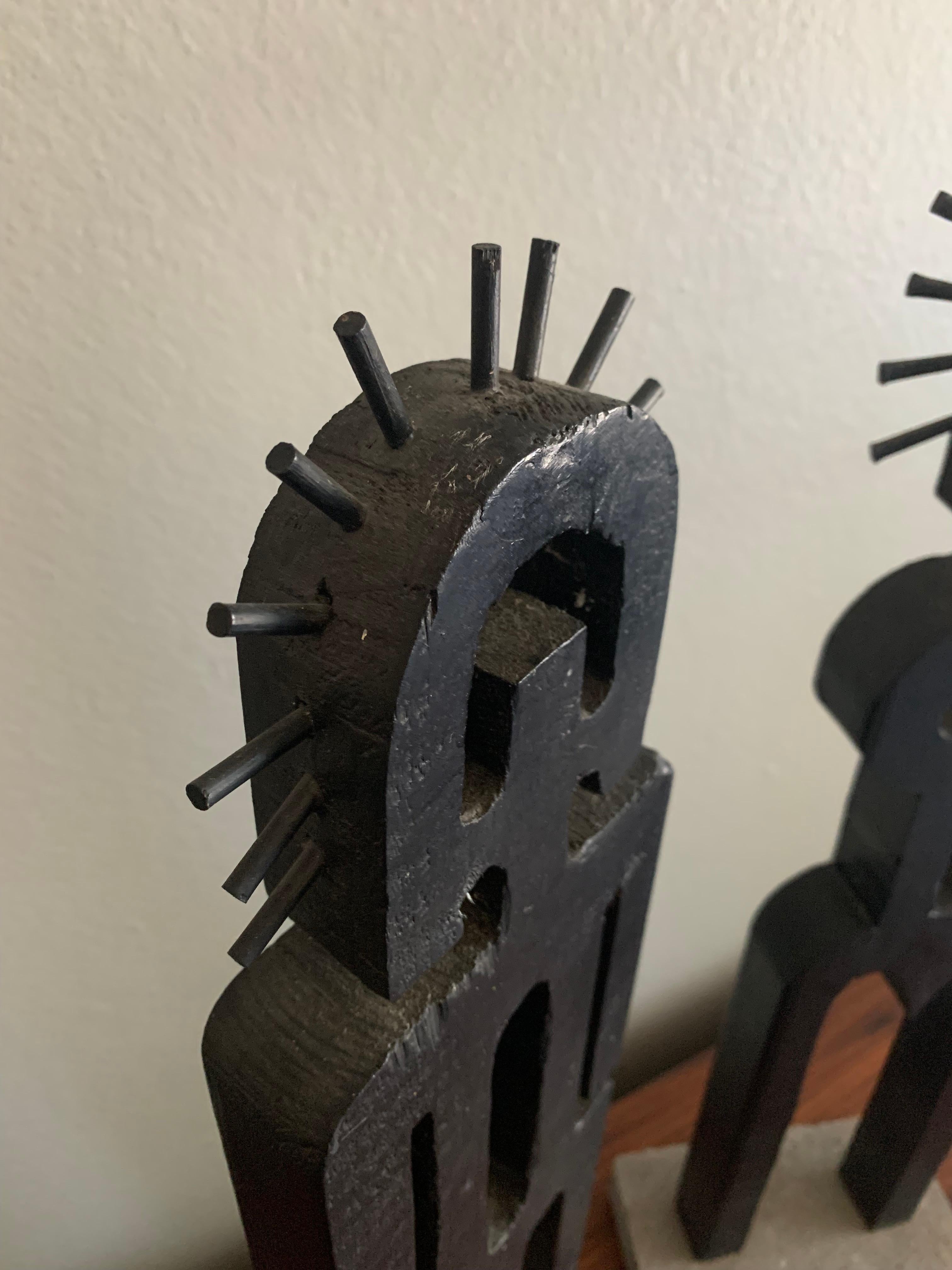 20ième siècle Sculptures d'art populaire Jeri Summers, lot de 3 en vente