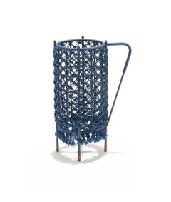 "Jericoacoara" Floor Lamp Set in Aluminium and Nautical Rope Macrame
