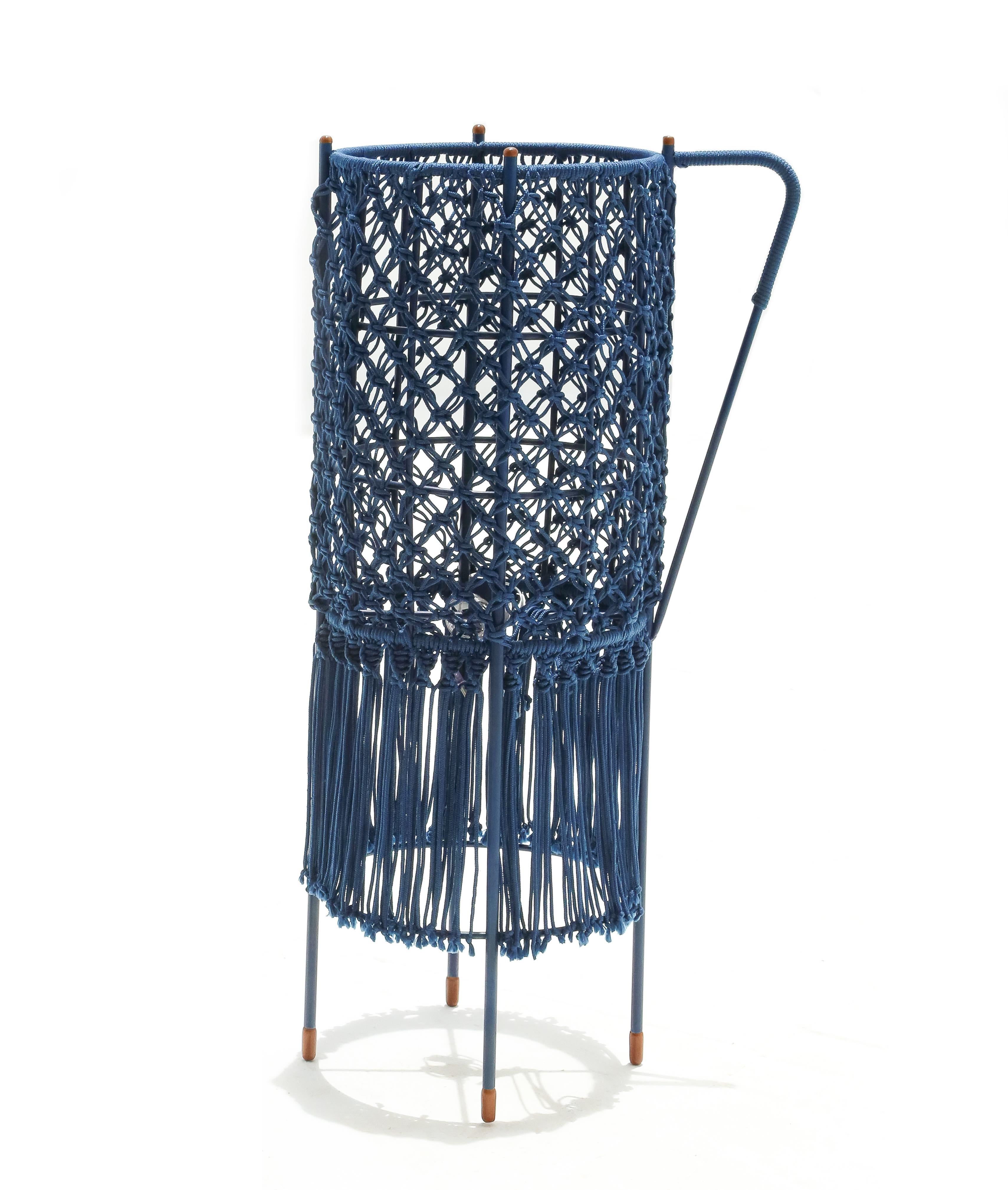 macrame floor lamp