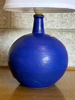 Jerk Werkmäster Ceramic Table Lamp, Nittsjö Sweden, 1940s